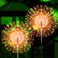 thumbnail image 1 of Luces solares para fuegos artificiales JjGoo, paquete de 2, 150 LED IP65, impermeables, 1 of 2