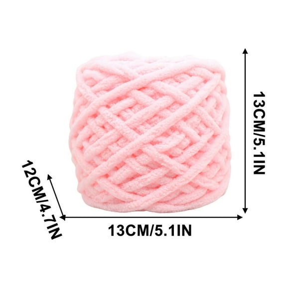 Tainini Chunky Yarn for Hand Knitting,Handcrafts Weaving Soft Chenille Crochet Knitting Sweater Scarf Bag Yarn