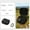 Black (open), variant on Action Camera Case Protective Storage Carrying Case for DJI Osmo Nano Case, Camera Organizer with Carabiner and Lens Slot, Portable Travel Bag for DJI Osmo Nano Gimbal Camera Accessories​​