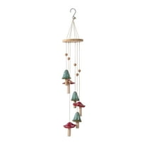 Mainstays Weather-Resistant Ceramic Mushroom Outdoor Wind Chime
