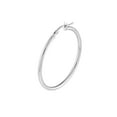thumbnail image 3 of 14K White Gold 2x35mm Round Tube Polished Hoops - Women, 3 of 4