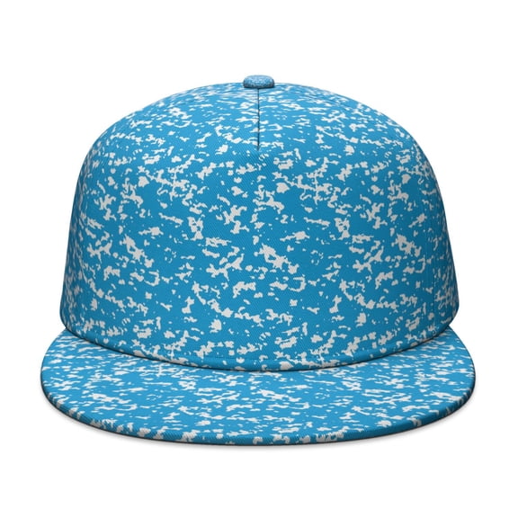 Camouflage Flat Baseball Cap – Adjustable Snapback Hat with Flat Bill, Breathable and Durable, Personalized Design for Sports, Travel & Daily Wear