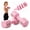Pink, variant on AbahubFit Adjustable Dumbbells Set for Women, Click-Lock Design with 12 Weight Plates, 4-in-1 Multiple Weight Options, Compact Home Gym Equipment