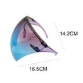 thumbnail image 3 of Cheers.US Full Face Sunglasses,Oversized Polarized Face Shield Tinted Face Shield,Visor Sunglasses,Mirrored Face Shield Anti-fog, 3 of 4