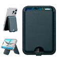 thumbnail image 1 of Cartera con tarjetero magnético para iPhone - Cartera de cuero con imán compatible con el soporte de billetera MagSafe para la parte posterior de los teléfonos Apple de la serie 15/14/13, 1 of 7