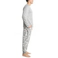 thumbnail image 3 of Muk Luks Soft Knit Matching Family Pajama Set , Grey Fairisle/Dogs, T/M, 3 of 4