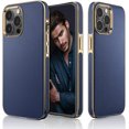 thumbnail image 1 of 1 Uds. Funda de cuero para iPhone 13 de negocios (iPhone 13pro max (6,7)-azul) Ormromra CZDZ-HY226-3, 1 of 7