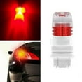 Sunshine 2X 3157 Red Led Strobe Flashing Blinking Brake Tail Light/Parking Bulbs for Car