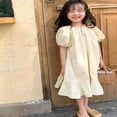 thumbnail image 2 of Robe d'Été Coréenne Douce à Volants pour Filles, Robe Longue Décontractée pour Enfants Filles 2-7 Ans, 2 of 6