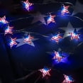 thumbnail image 5 of Karymi Red White and Blue Lights Remote Control String Plug In Indoor Outdoor String Lights, Ideal for Any Patriotic Decorations & Independence Day Decorations, 9.84 F Clearance, 5 of 6