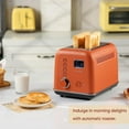 thumbnail image 4 of BUYDEEM Automatic Digital 2-slice Toaster, Extra Wide Slots, Koi Red, 4 of 7