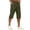 Army Green #015, variant on Cargo Shorts for Men Below Knee Stretch Waist Hiking Shorts Casual Quick Dry Workout Short with Multi-Pockets, XL