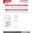 thumbnail image 3 of CSB BATTERY HR-1221W-F2 12V 5AH LEAD ACID (NON-SPILLABLE) BATTERY (4-PACK), 3 of 4
