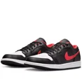 thumbnail image 2 of Ni - ke Air Jordan 1 Low 'White Toe' Black Fire Red Men's Lifestyle Shoes 553558-063, 2 of 5