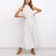 thumbnail image 1 of Maxi Vestido Con Cinturón, Una Línea De Vestido Largo De Tela Suave Sin Mangas Con Cuello Halter Para Mujer Para Fiesta ANGGREK Otros, 1 of 6
