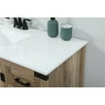 thumbnail image 4 of Elegant Decor Grant 36" Aluminum MDF Single Bathroom Vanity in Natural Oak, 4 of 8