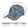 thumbnail image 2 of Rateoe Watermelons Dachshunds Pattern Baseball Cap Outdoor Cap Mountain Dad Hat - Unstructured Soft Cotton Cap-Adjustable UV Protection Cap, 2 of 6