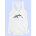 thumbnail image 3 of Cetacea Sei Whale Racerback Tank Women -June Erica Vess Designs, Female Medium, 3 of 4