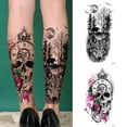 thumbnail image 3 of Tatuaje Temporal Impermeable Hombres Mujeres Falso Pegatina Lobo León Tigre, 3 of 4