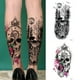 thumbnail image 3 of Tatuaje Temporal Impermeable Hombres Mujeres Falso Pegatina Lobo León Tigre, 3 of 4