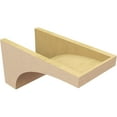 thumbnail image 5 of 9"W x 18"D x 9"H Wide Stockport Rough Cedar Woodgrain TimberThane Corbel, Primed Tan, 5 of 6