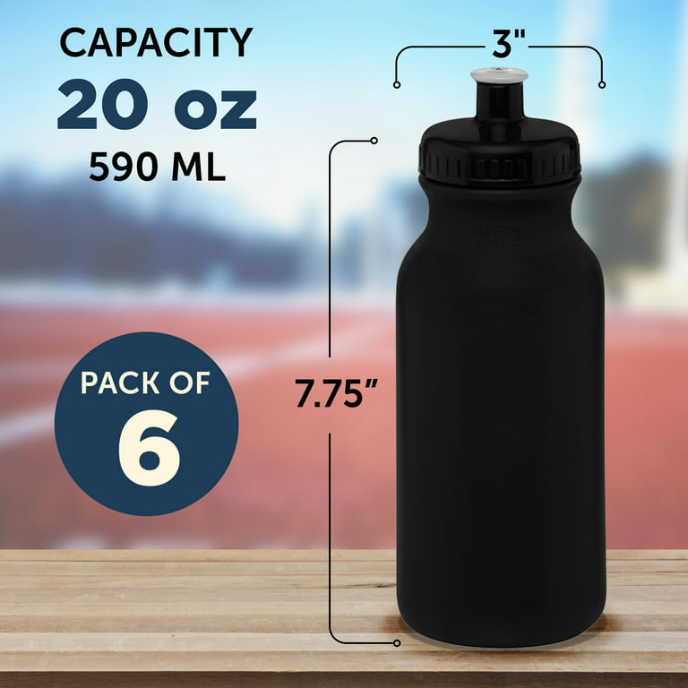 100 Pack bulk water bottles, 20oz water bottles in bulk, reusable water  bottles bulk, plastic water …See more 100 Pack bulk water bottles, 20oz  water