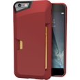 thumbnail image 1 of Smartish iPhone 6 Plus/6s Plus Wallet Case - VAULT Protective Credit Card Grip Cover (Silk) - "Wallet Slayer Vol.1" - Red Rouge, 1 of 6