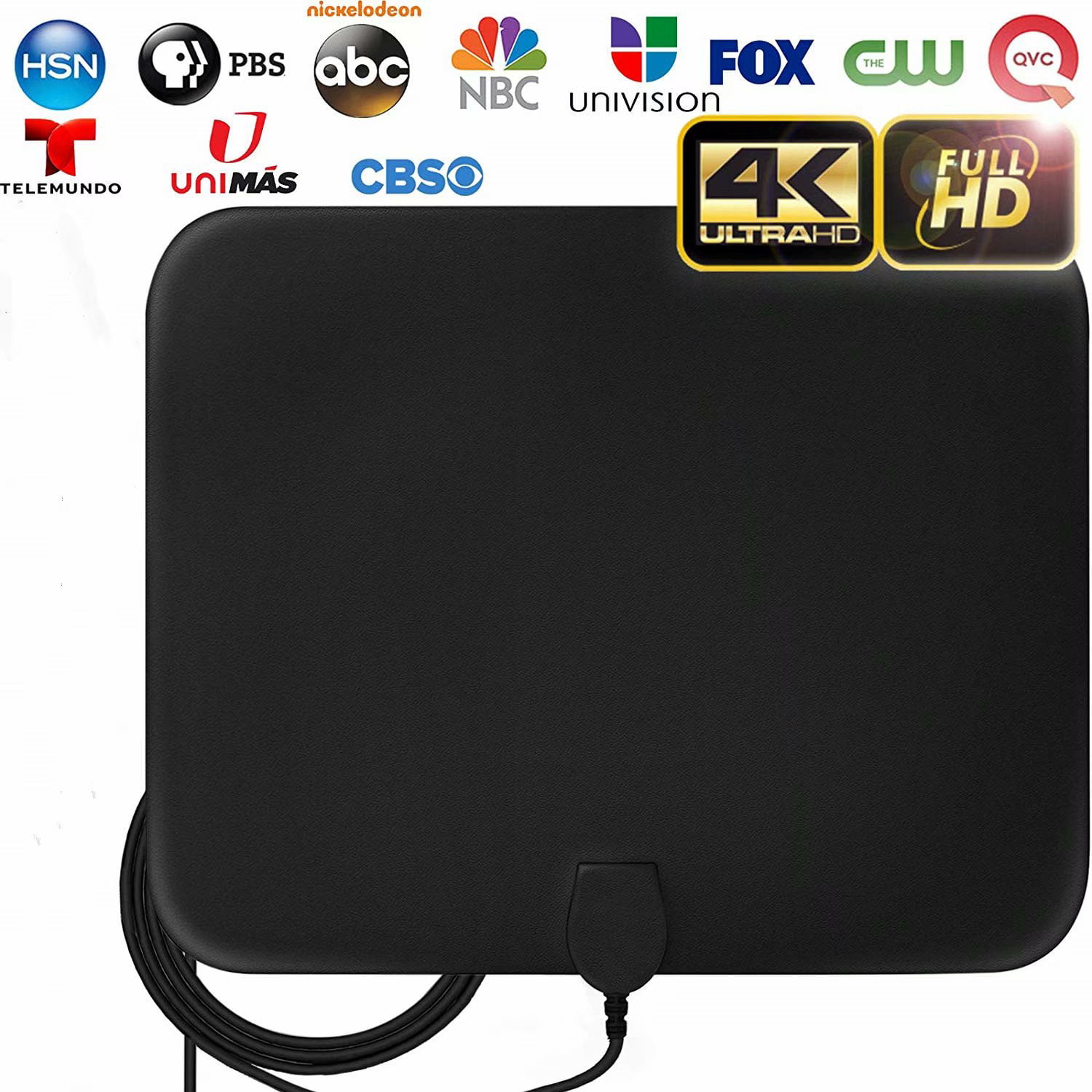 150 Mile Indoor Amplified HD Digital TV Antenna Review - Round Shape -  YouTube