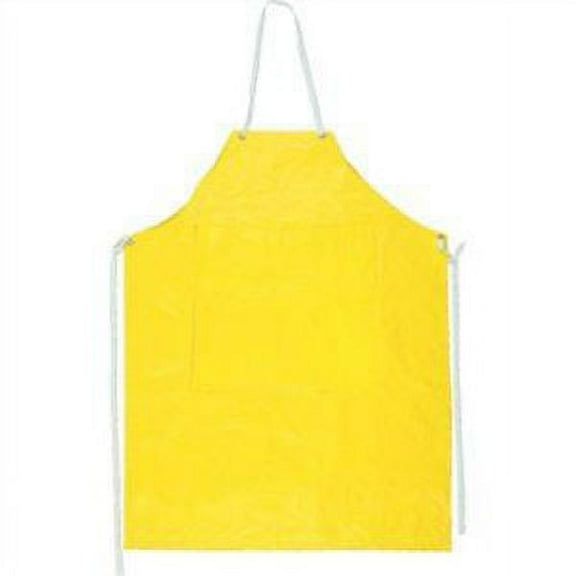 MCR Safety Concord Aprons, 13 in x 16 in, Neoprene/Nylon, Yellow - 1 EA (611-800S4P)