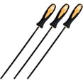 thumbnail image 2 of Chainsaw File Set 3PCS 3.2mm (1/8-Inch) Round Steel Sharpening Files with Plastic Handle for Chainsaw Chain Sharpening Maintenance and Grinding Tools, 2 of 5