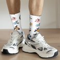 thumbnail image 6 of Bingfone Compression Socks for Women and Men Long Socks for Running Athletic Cycling Nurse- Cartoon Animals, 6 of 6