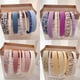 thumbnail image 4 of Banda para el cabello con perlas para primavera y verano que combina con el lavado facial, accesorios para el cabello, mechones de tela con pliegues en la parte superior y craneal alto para mujer,, 4 of 6