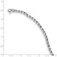 thumbnail image 3 of 14K White Gold Polished Fancy Link Bracelet (7.5 X 5) Made In Italy sf2567-7.5, 3 of 5