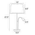 thumbnail image 4 of Lite Source - Nanette - 2 Light Table Lamp with Reading Lamp (Pack of 2)-27.5, 4 of 6