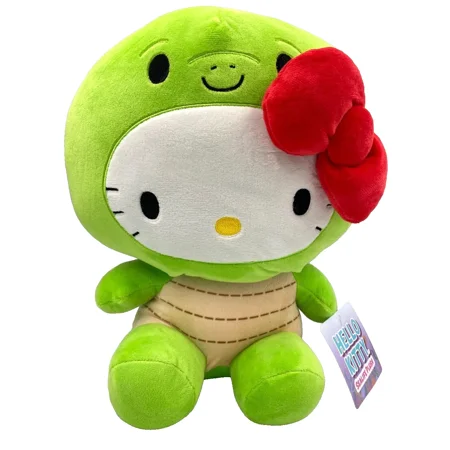 Hello Kitty Green Turtle Plush Toy 13 inch by Sanrio Birthday Gift