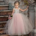 thumbnail image 5 of Hirigin Flower Cotton Blend Wedding Bridesmaid Gown formal Dress, Kids, 5 of 5