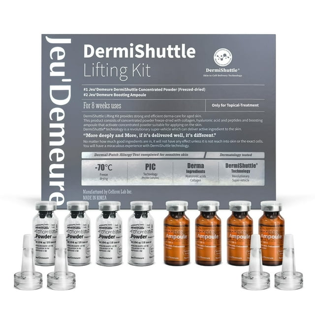 Kit de estiramiento facial JEU'DEMEURE Dermishuttle con sérum y colágeno