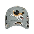 thumbnail image 2 of Disketp Funny Beagle Active Dog Print Baseball Caps For Outdoor Sports Fashion Casual Outdoor Caps Men Women, 2 of 9