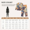 thumbnail image 3 of Rateoe Colorful Cloud Spotted Dog Pattern Womens Pajamas Set Long Sleeve Sleepwear Button Down Nightwear Soft Cotton Pj Lounge Sets, 3 of 9