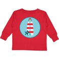 thumbnail image 3 of Inktastic Lighthouse Nautical Beach Boys or Girls Long Sleeve Toddler T-Shirt, 3 of 5