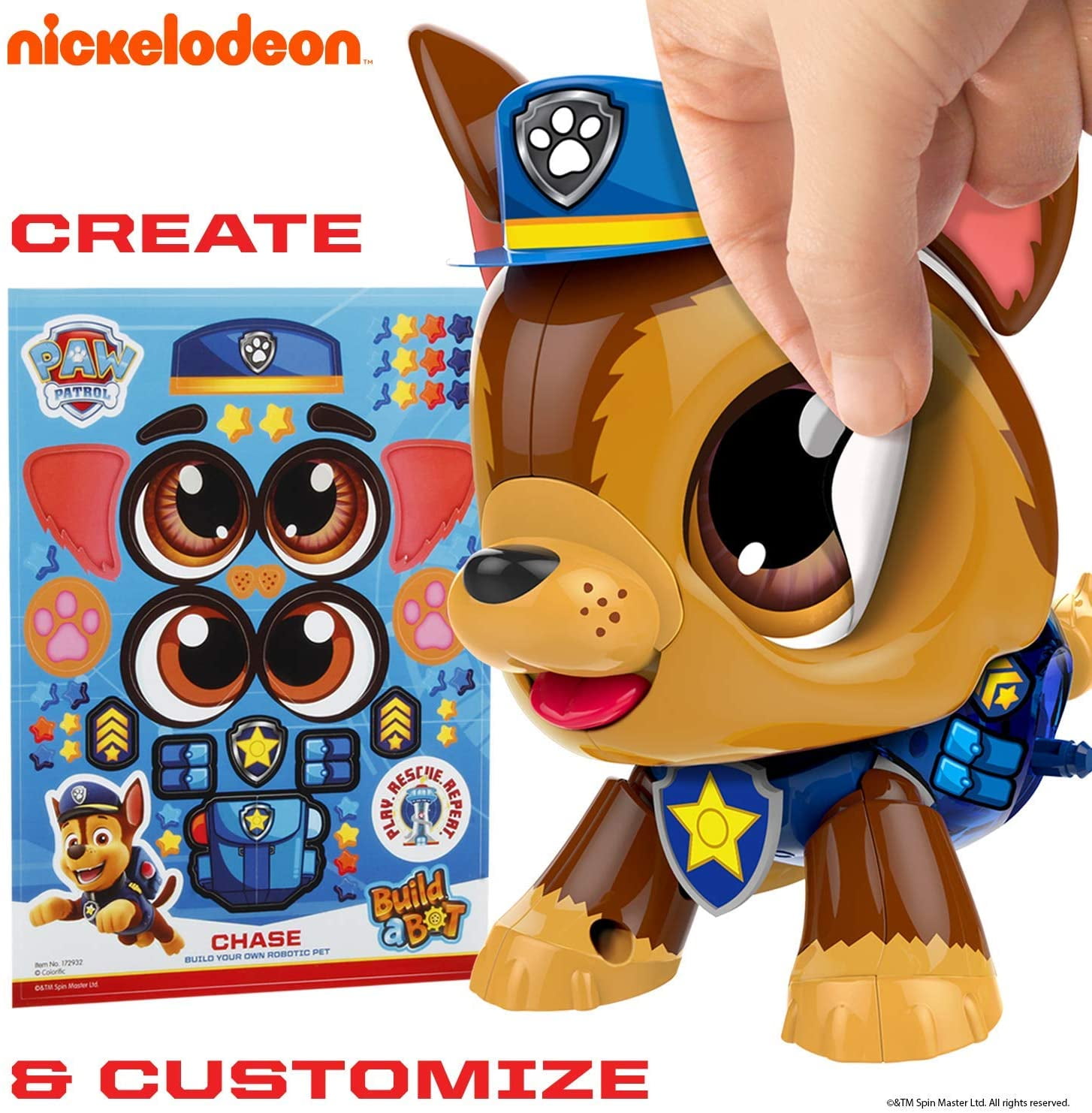Paw Patrol Toys for Boys Chase - Build a Bot for Kids - Stem for Boys and Learning Toys Ages 3-10 - Walmart.com