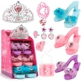 thumbnail image 1 of Zapatos de vestir de princesa, set de juego de simulación Jaolex con joyas, 1 of 7