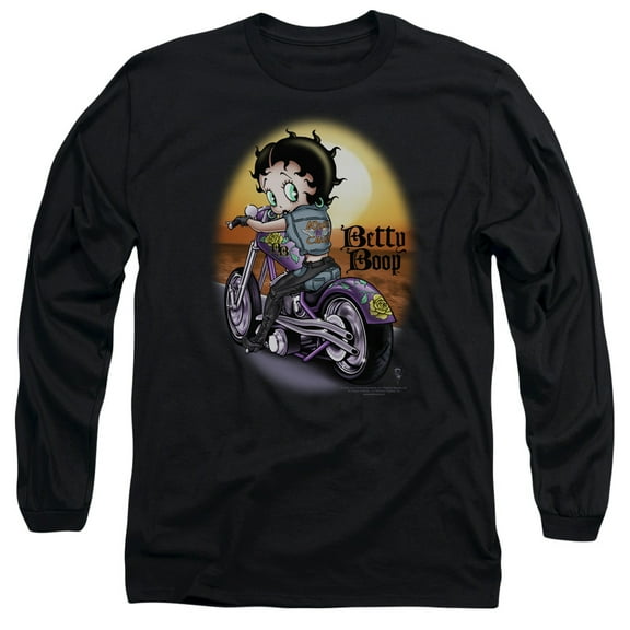 Betty Boop - Wild Biker - Long Sleeve Shirt - XX-Large
