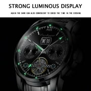 POEDAGAR Mechanical Watches Top Brand Luxury Automatic Men Wrist Watches New Fashion Waterproof Luminous Relogio Masc