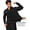 Black, variant on Men's Button Down Shirts Long Sleeve Stretch Dress Shirt Wrinkle Free Business Shirt