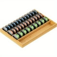 thumbnail image 2 of CNKOO Bamboo Coffee Pod Storage Holder Drawer Insert for Counter Compatible Vertuo Vertuoline Capsules for Kitchen  Home  Office  Coffee Station, 2 of 6