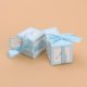 thumbnail image 4 of 12pcs Wedding Baby Shower Candy Boxes Printed Boxes with Stitched Ribbon and Cards Decent Chocolate Treat Boxes(Blue), 4 of 4