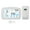 White, variant on Suodoka Wireless Hygrometer Thermometer Backlight Touchscreen Button Weather Forecast Station for Indoor Outdoor, Black (16 cm / 6.3 inches)