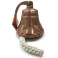 thumbnail image 4 of INDIA OVERSEAS TRADING CORP AL 1844CO Copper Aluminum Ship Bell with Rope, 6", 4 of 4