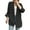 Black, variant on Vedolay Tops for Women Casual Women's Casual Long Sleeve Lapel Open Front Button Work Business Jackets with Pockets,Gray S